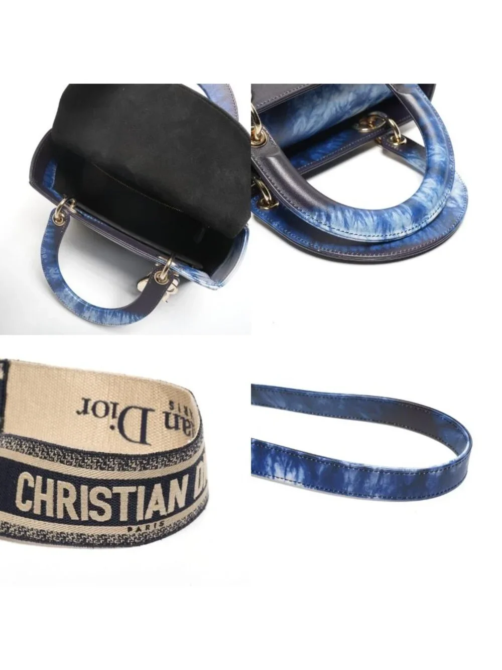 Dior Handbag Jacquard Shoulder 2-Way Tie Dye - Picture 10 of 10